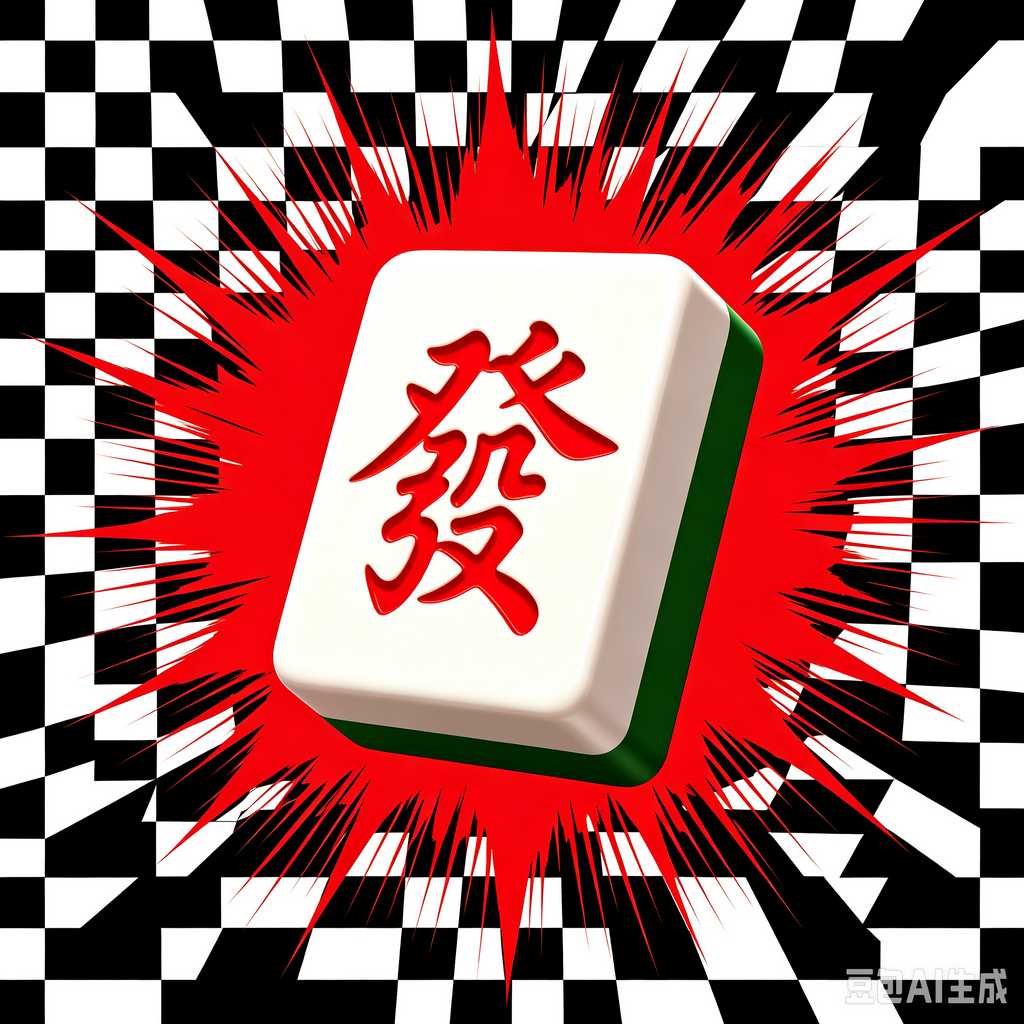 stylish text mahjong set