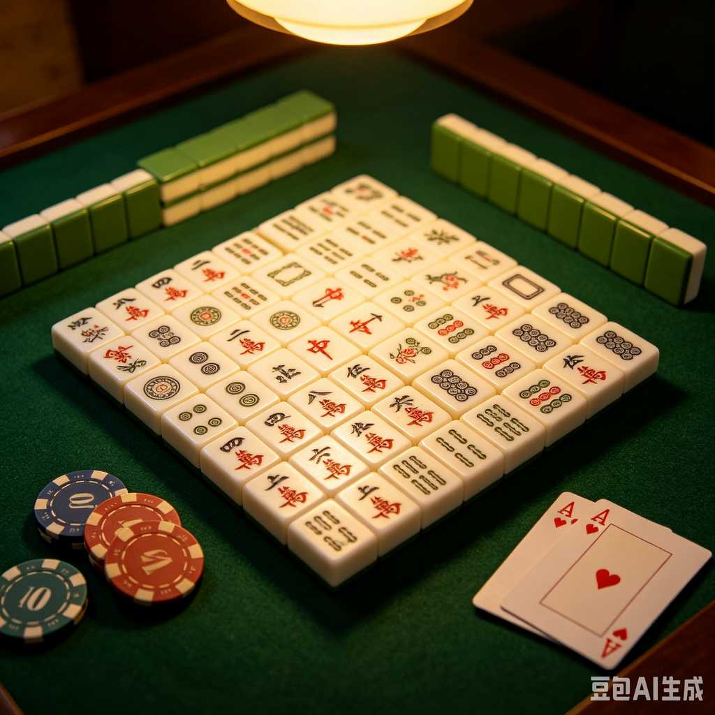 bright print mahjong tiles